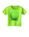 Planet Uranus Text Toddler T-Shirt-Toddler T-Shirt-TooLoud-Lime-Green-2T-Davson Sales