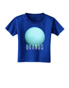 Planet Uranus Text Toddler T-Shirt Dark-Toddler T-Shirt-TooLoud-Royal-Blue-2T-Davson Sales