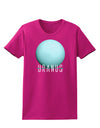 Planet Uranus Text Womens Dark T-Shirt-TooLoud-Hot-Pink-Small-Davson Sales