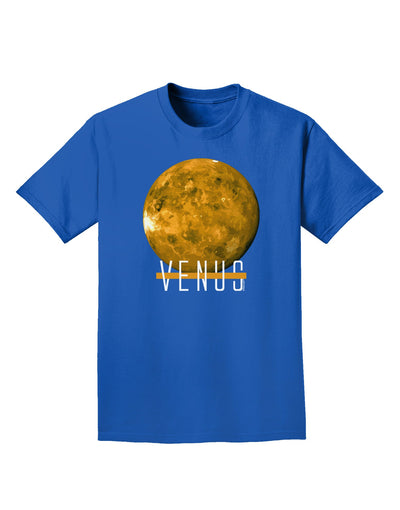 Planet Venus Text Adult Dark T-Shirt-Mens T-Shirt-TooLoud-Royal-Blue-Small-Davson Sales