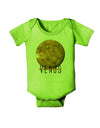 Planet Venus Text Baby Romper Bodysuit-Baby Romper-TooLoud-Lime-06-Months-Davson Sales