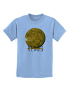 Planet Venus Text Childrens T-Shirt-Childrens T-Shirt-TooLoud-Light-Blue-X-Small-Davson Sales