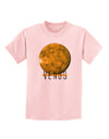 Planet Venus Text Childrens T-Shirt-Childrens T-Shirt-TooLoud-PalePink-X-Small-Davson Sales