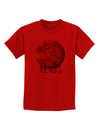 Planet Venus Text Childrens T-Shirt-Childrens T-Shirt-TooLoud-Red-X-Small-Davson Sales