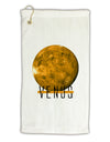 Planet Venus Text Micro Terry Gromet Golf Towel 16 x 25 inch by TooLoud-Golf Towel-TooLoud-White-Davson Sales