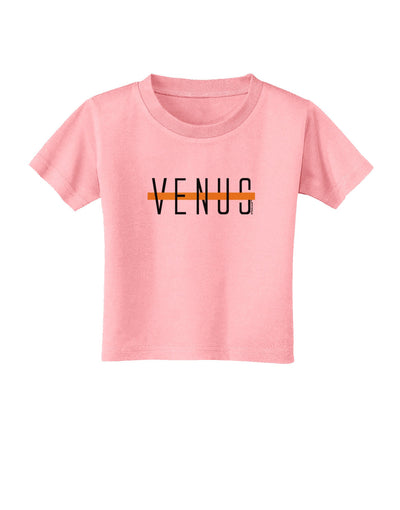 Planet Venus Text Only Toddler T-Shirt-Toddler T-Shirt-TooLoud-Candy-Pink-2T-Davson Sales