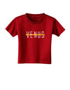 Planet Venus Text Only Toddler T-Shirt Dark-Toddler T-Shirt-TooLoud-Red-2T-Davson Sales