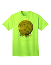 Planet Venus Text - Premium Adult T-Shirt for the Modern Cosmophile-Mens T-shirts-TooLoud-Neon-Green-Small-Davson Sales