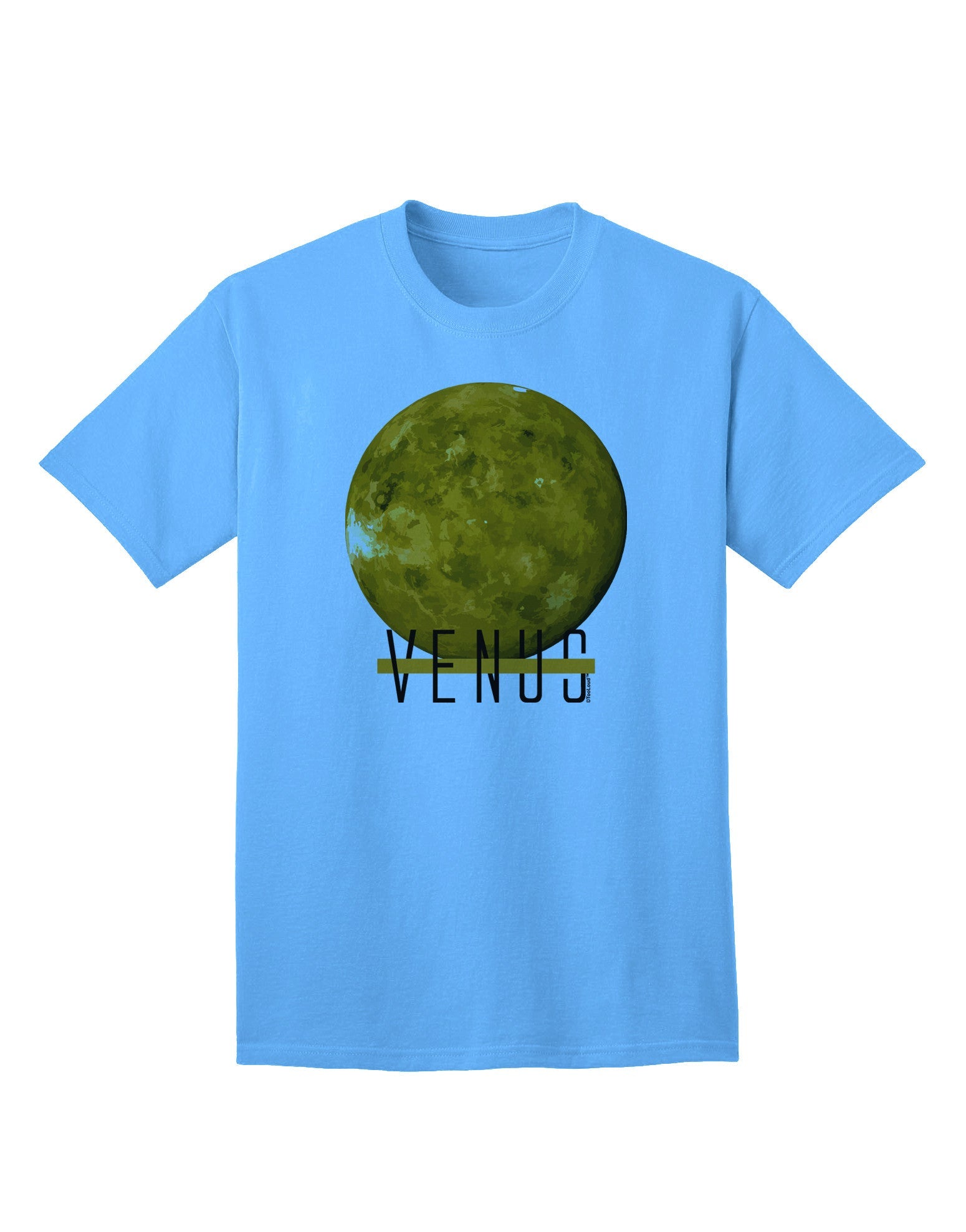 Planet Venus Text - Premium Adult T-Shirt for the Modern Cosmophile