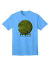 Planet Venus Text - Premium Adult T-Shirt for the Modern Cosmophile-Mens T-shirts-TooLoud-Aquatic-Blue-Small-Davson Sales