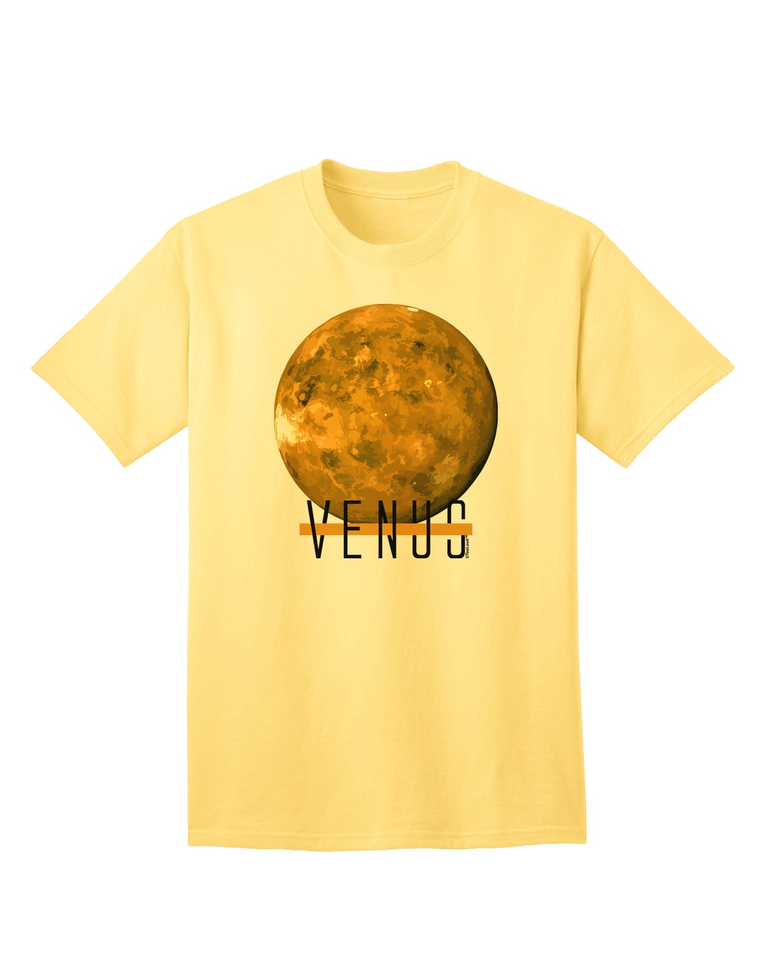 Planet Venus Text - Premium Adult T-Shirt for the Modern Cosmophile