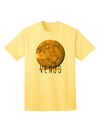 Planet Venus Text - Premium Adult T-Shirt for the Modern Cosmophile-Mens T-shirts-TooLoud-Yellow-Small-Davson Sales