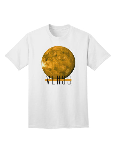 Planet Venus Text - Premium Adult T-Shirt for the Modern Cosmophile-Mens T-shirts-TooLoud-White-Small-Davson Sales