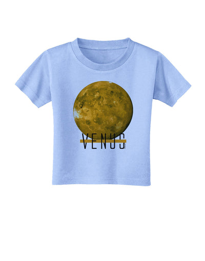 Planet Venus Text Toddler T-Shirt-Toddler T-Shirt-TooLoud-Aquatic-Blue-2T-Davson Sales