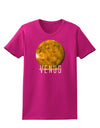 Planet Venus Text Womens Dark T-Shirt-TooLoud-Hot-Pink-Small-Davson Sales