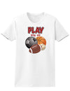 Play With My Balls Adult Womens T-Shirt-Womens T-Shirt-TooLoud-White-Small-Davson Sales