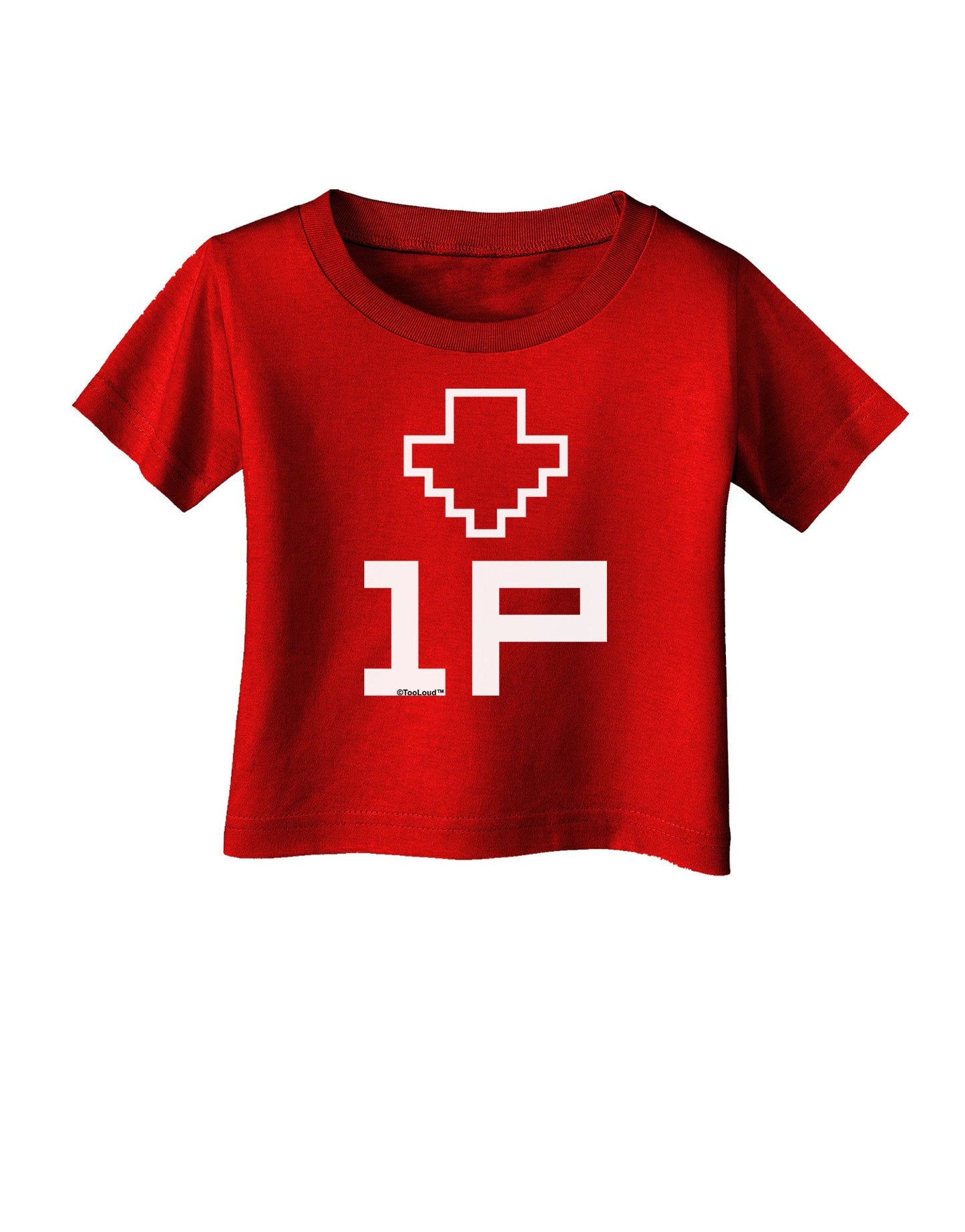 Player One Couples Design Infant T-Shirt Dark-Infant T-Shirt-TooLoud-Red-06-Months-Davson Sales
