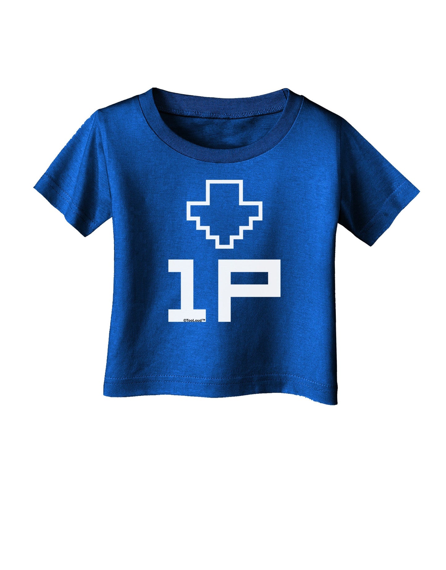 Player One Couples Design Infant T-Shirt Dark-Infant T-Shirt-TooLoud-Royal-Blue-06-Months-Davson Sales