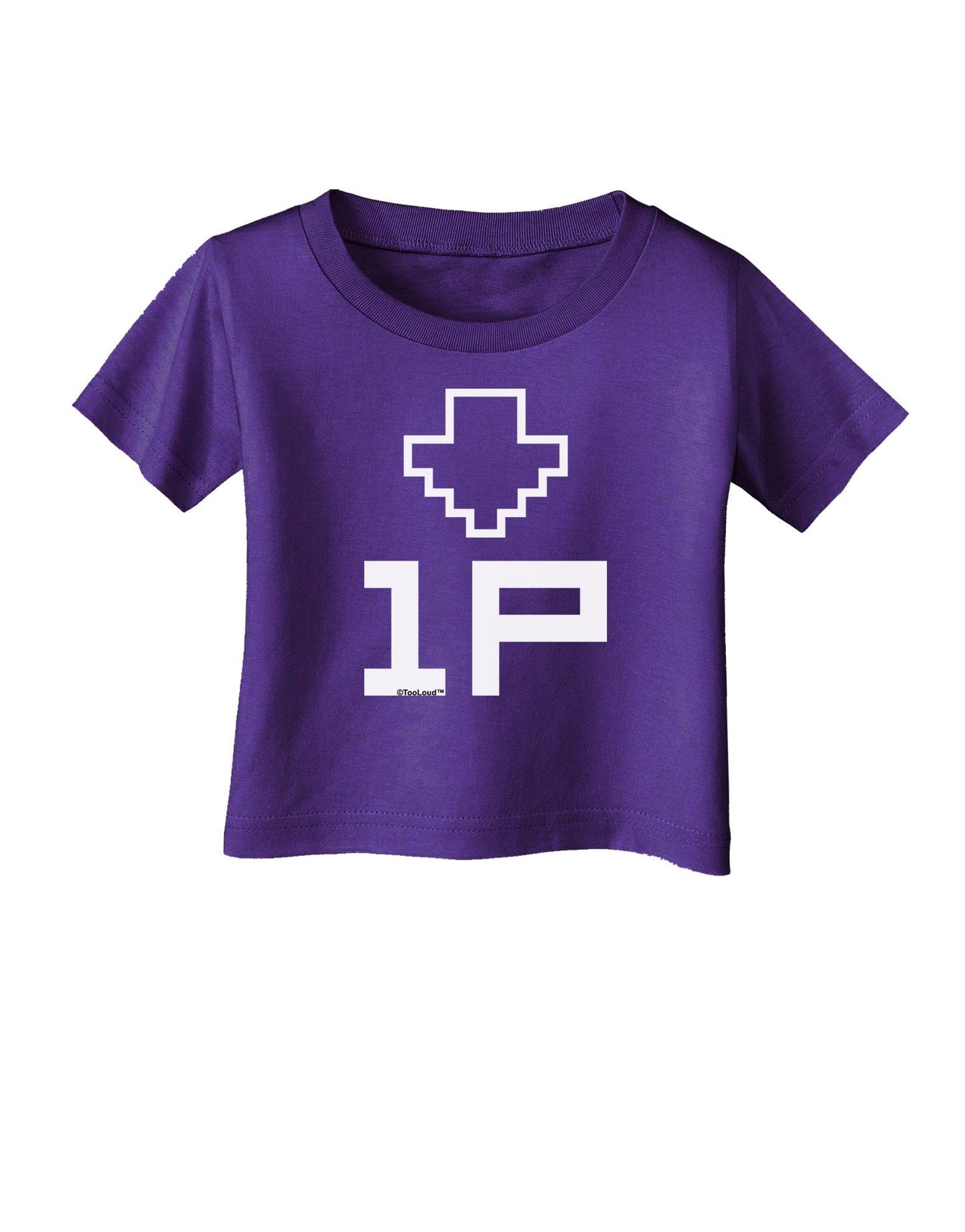 Player One Couples Design Infant T-Shirt Dark-Infant T-Shirt-TooLoud-Purple-06-Months-Davson Sales