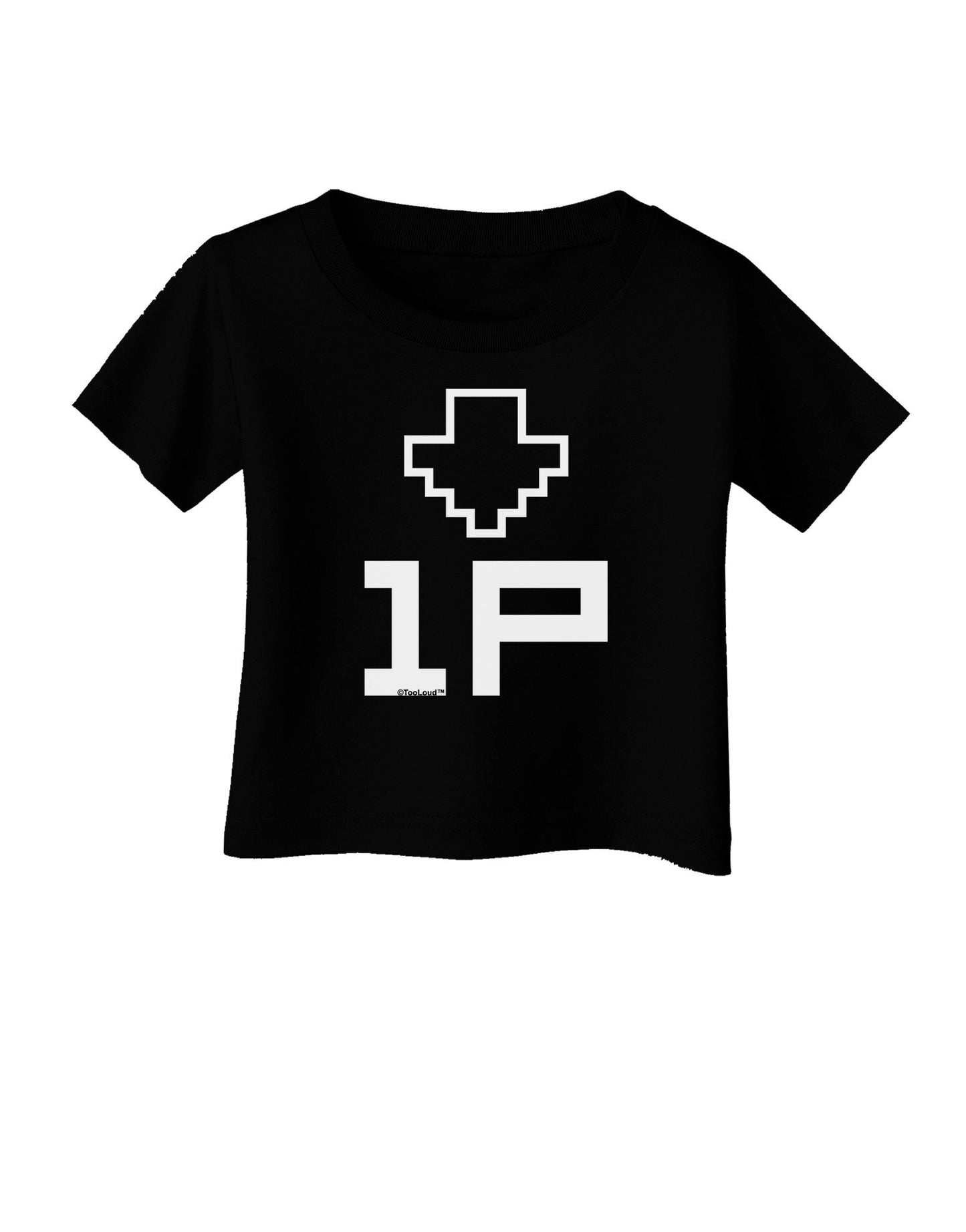 Player One Couples Design Infant T-Shirt Dark-Infant T-Shirt-TooLoud-Black-06-Months-Davson Sales