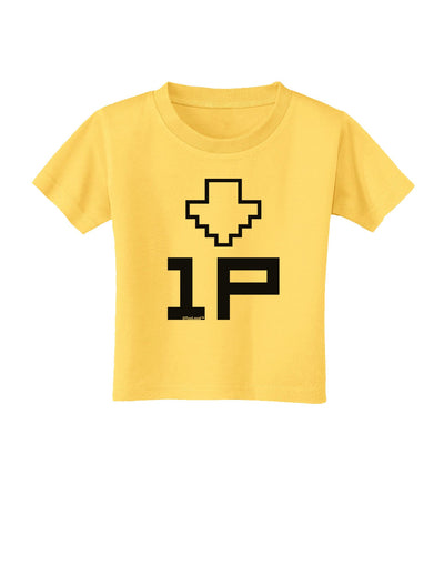 Player One Couples Design Toddler T-Shirt-Toddler T-Shirt-TooLoud-Yellow-2T-Davson Sales