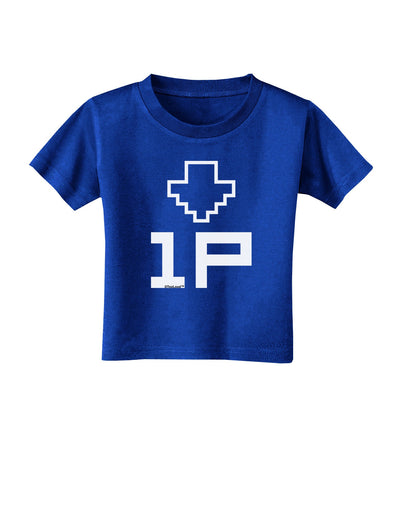 Player One Couples Design Toddler T-Shirt Dark-Toddler T-Shirt-TooLoud-Royal-Blue-2T-Davson Sales