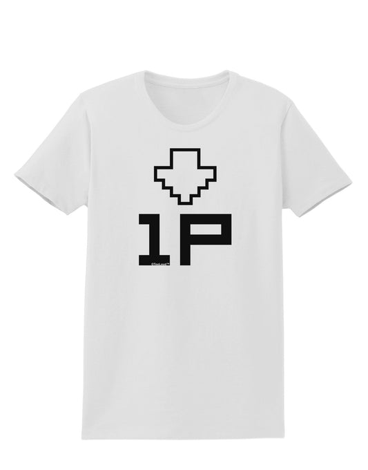 Player One Couples Design Womens T-Shirt-Womens T-Shirt-TooLoud-White-X-Small-Davson Sales
