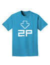 Player Two Selection Icon Adult Dark T-Shirt-Mens T-Shirt-TooLoud-Turquoise-Small-Davson Sales