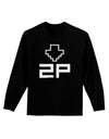 Player Two Selection Icon Adult Long Sleeve Dark T-Shirt-TooLoud-Black-Small-Davson Sales