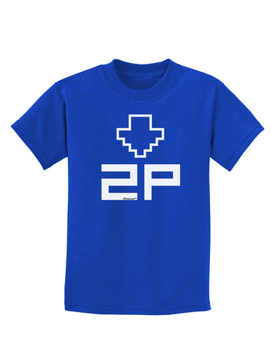 Player Two Selection Icon Childrens Dark T-Shirt-Childrens T-Shirt-TooLoud-Royal-Blue-X-Small-Davson Sales