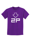 Player Two Selection Icon Childrens Dark T-Shirt-Childrens T-Shirt-TooLoud-Purple-X-Small-Davson Sales