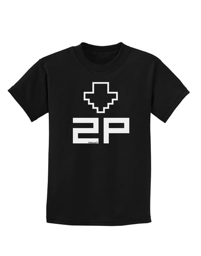 Player Two Selection Icon Childrens Dark T-Shirt-Childrens T-Shirt-TooLoud-Black-X-Small-Davson Sales