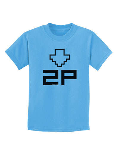 Player Two Selection Icon Childrens T-Shirt-Childrens T-Shirt-TooLoud-Aquatic-Blue-X-Small-Davson Sales