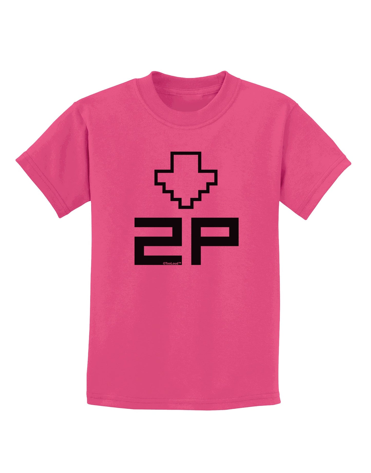 Player Two Selection Icon Childrens T-Shirt-Childrens T-Shirt-TooLoud-Sangria-X-Small-Davson Sales