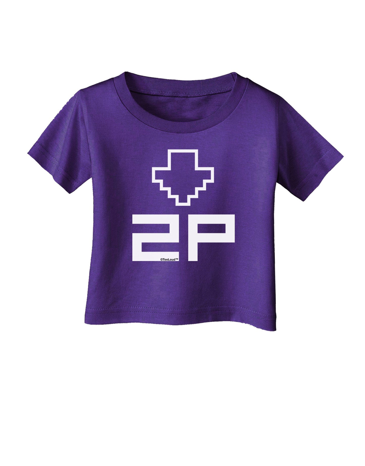 Player Two Selection Icon Infant T-Shirt Dark-Infant T-Shirt-TooLoud-Purple-06-Months-Davson Sales