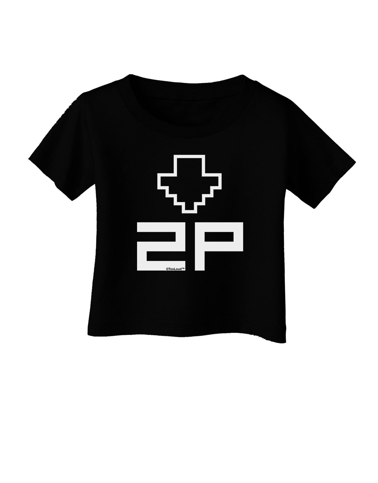 Player Two Selection Icon Infant T-Shirt Dark-Infant T-Shirt-TooLoud-Black-06-Months-Davson Sales