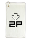 Player Two Selection Icon Micro Terry Gromet Golf Towel 11&#x22;x19-Golf Towel-TooLoud-White-Davson Sales