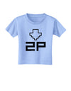 Player Two Selection Icon Toddler T-Shirt-Toddler T-Shirt-TooLoud-Aquatic-Blue-2T-Davson Sales