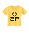 Player Two Selection Icon Toddler T-Shirt-Toddler T-Shirt-TooLoud-Yellow-2T-Davson Sales