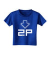 Player Two Selection Icon Toddler T-Shirt Dark-Toddler T-Shirt-TooLoud-Royal-Blue-2T-Davson Sales