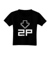 Player Two Selection Icon Toddler T-Shirt Dark-Toddler T-Shirt-TooLoud-Black-2T-Davson Sales