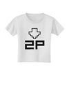 Player Two Selection Icon Toddler T-Shirt-Toddler T-Shirt-TooLoud-White-2T-Davson Sales