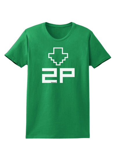 Player Two Selection Icon Womens Dark T-Shirt-TooLoud-Kelly-Green-X-Small-Davson Sales