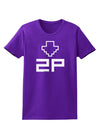 Player Two Selection Icon Womens Dark T-Shirt-TooLoud-Purple-X-Small-Davson Sales