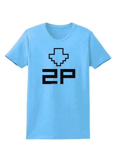 Player Two Selection Icon Womens T-Shirt-Womens T-Shirt-TooLoud-Aquatic-Blue-X-Small-Davson Sales