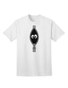 Playful Zipper Design Adult T-Shirt with Whimsical Eye Accents by TooLoud-Mens T-shirts-TooLoud-White-Small-Davson Sales