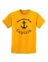 Please Address Me As Captain Childrens T-Shirt-Childrens T-Shirt-TooLoud-Gold-X-Small-Davson Sales