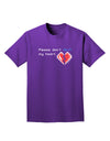 Please Don't Break My Heart Code Adult Dark T-Shirt-Mens T-Shirt-TooLoud-Purple-Small-Davson Sales