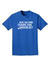 Plugging Your Computer In Adult Dark T-Shirt-Mens T-Shirt-TooLoud-Royal-Blue-Small-Davson Sales