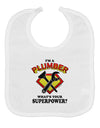 Plumber - Superpower Baby Bib